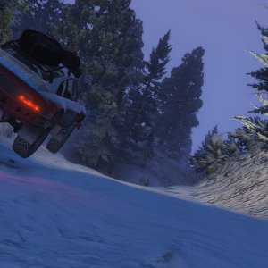 Grand Theft Auto V - Rallying In The Snow - 41