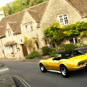 Old car in old England