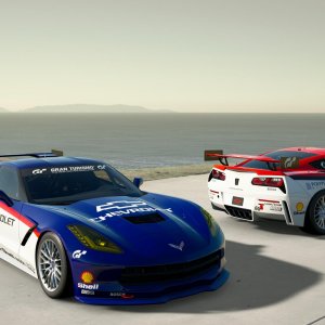 Camaro LM - Blue & Red