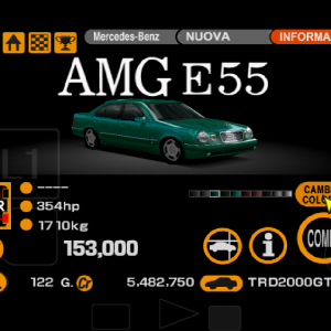 E55 AMG second green