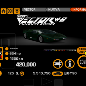 Vector Wiegert Vector W8 Twin Turbo Dark Green