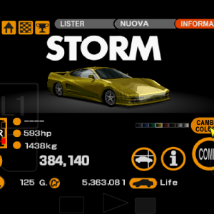 Lister Storm V12 Dark Gold