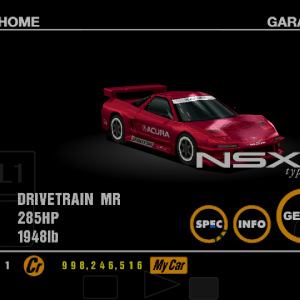 Acura NSX Type S