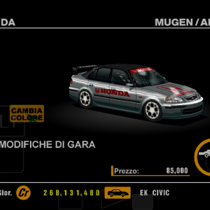 Honda Civic Ferio Si-II (EK) racing modification