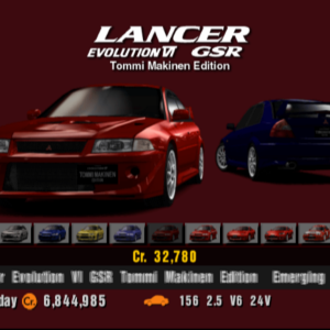 Mitsubishi Lancer Evolution VI GSR TME