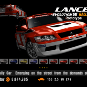 Mitsubishi Lancer Evolution VII Rally Car Prototype