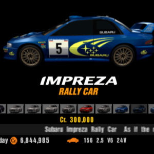 Subaru Impreza Rally Car