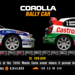 Toyota Corolla Rally Car