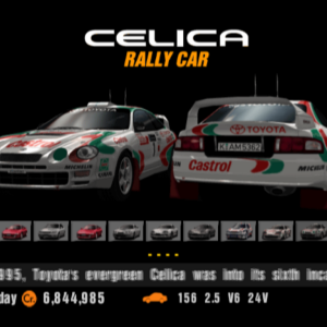 Toyota Celica Rally Car