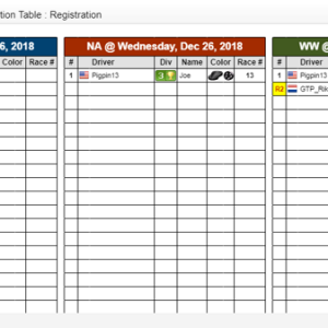 Week 57 Reg Table