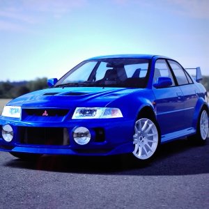 Mitsubishi Lancer Evolution VI Nayez Blue Pearl