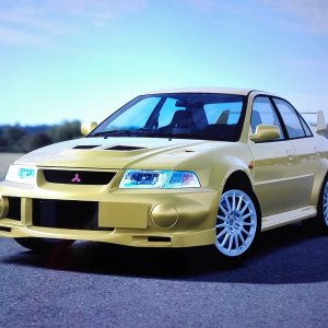 Mitsubishi Lancer Evolution VI Dandelion Yellow