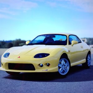 Mitsubishi FTO GP Version R Dandelion Yellow