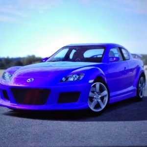 Mazda RX-8 EVOLV Purple