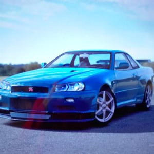 Nissan Skyline GT-R R34 Aurora Effect