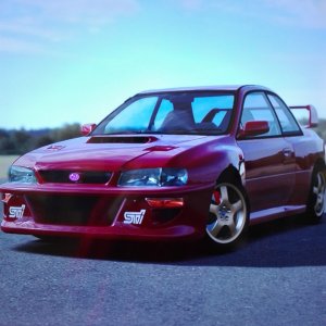 Subaru Impreza 22B STi Premium Red