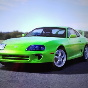 Toyota Supra RZ Peridot Pearl Mica