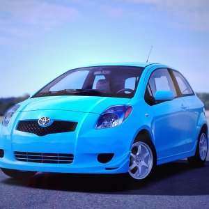 Toyota Yaris S Cyan