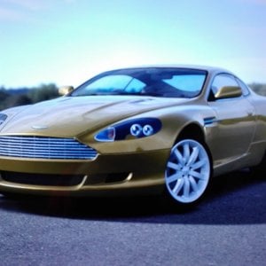 Aston Martin DB9 Super Gold