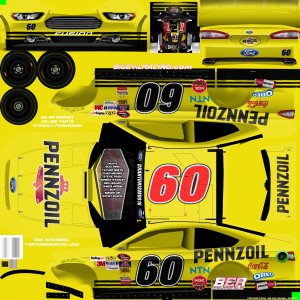 #60 Pennzoil Ford Fusion Gen6