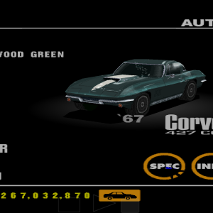 Chevrolet Corvette 427 Coupe '67 Goodwood Green