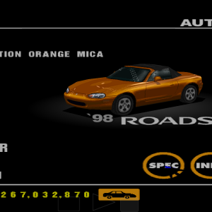 Mazda Eunos Roadster RS '98 Evolution Orange Mica