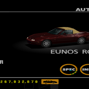 Mazda Eunos Roadster Arcade typeII/bordeaux