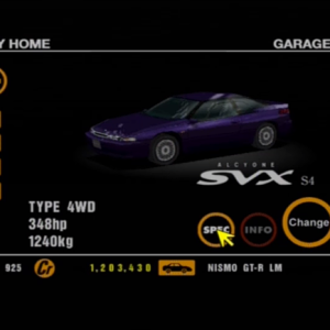 21 Subaru Alcyone SVX S4 Purple