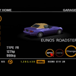 23 Mazda Eunos Roadster Purple