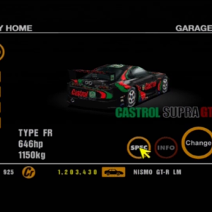 46 Toyota Castrol Supra GT Black&Green