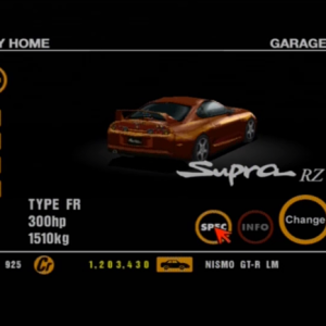 50 Toyota Supra RZ Copper Orange