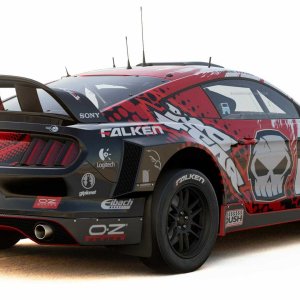 NoFear/Falken Mustang, Rear