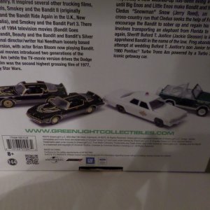 Smokey and a lot of Bandits: Greenlight Models' Smokey & The Bandit 4-car set - A box of 'Murica and moonshine 3