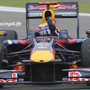 Mark Webber wins the 2009 German GP