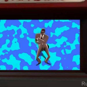 The Dancing Spy from "Soldier Thinks He Is A Robot" for 30 minutes.