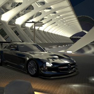 SLS AMG GT3 City of Arts and Sciences - Night.jpg