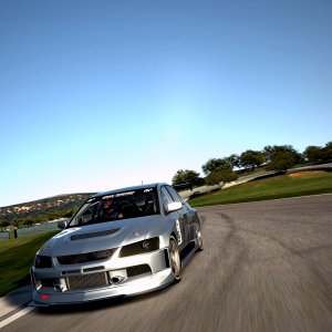 Lancer Evo IX Touring Car on Ascari.jpg