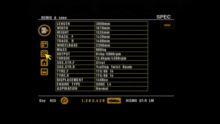 01 Mazda Demio A-Spec Specs