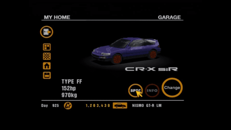 09 Honda CR-X Si-R EF8 Blue