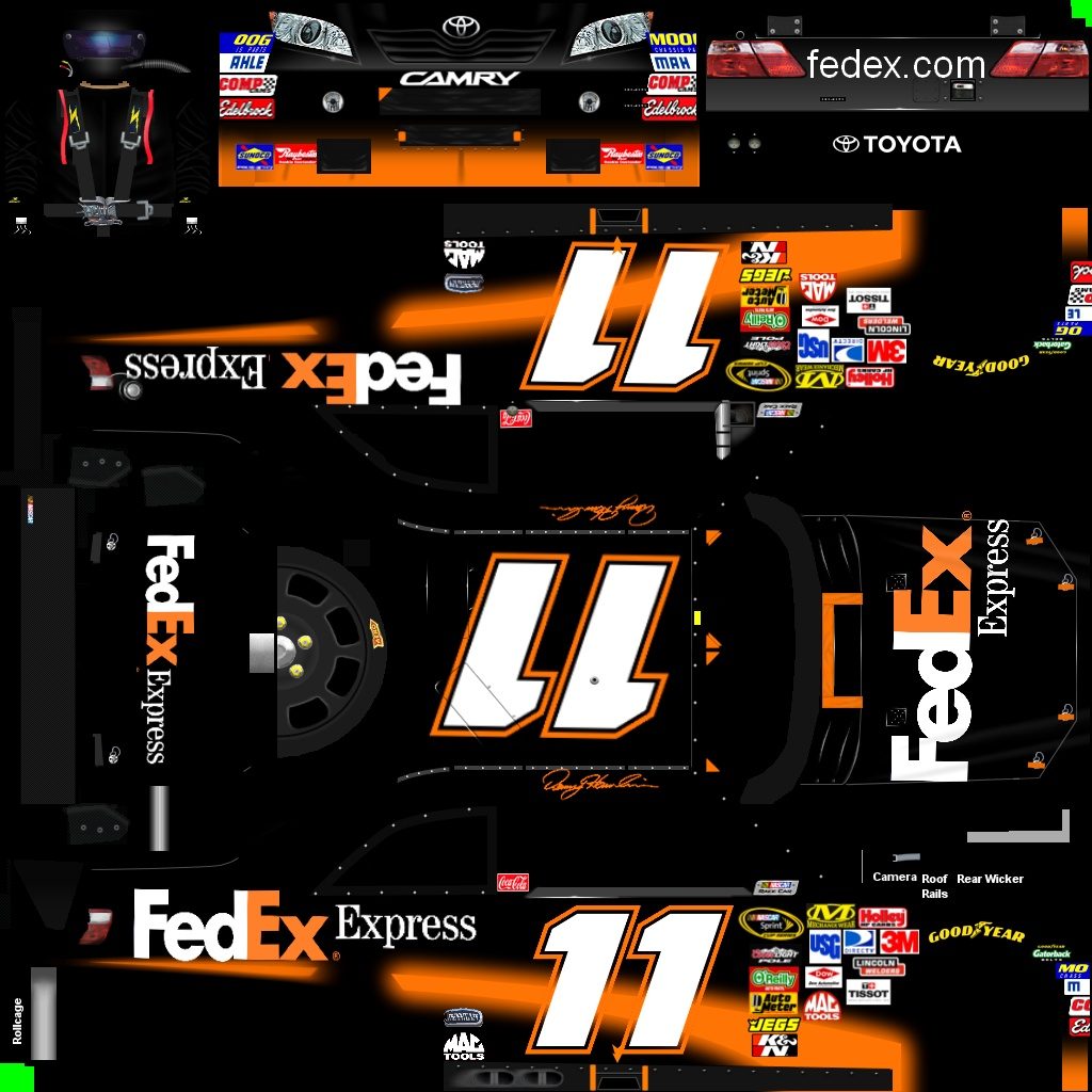 #11 FedEx Express Toyota 2010