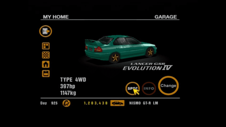 17 Mitsubishi Lancer Ev. GSR IV Green