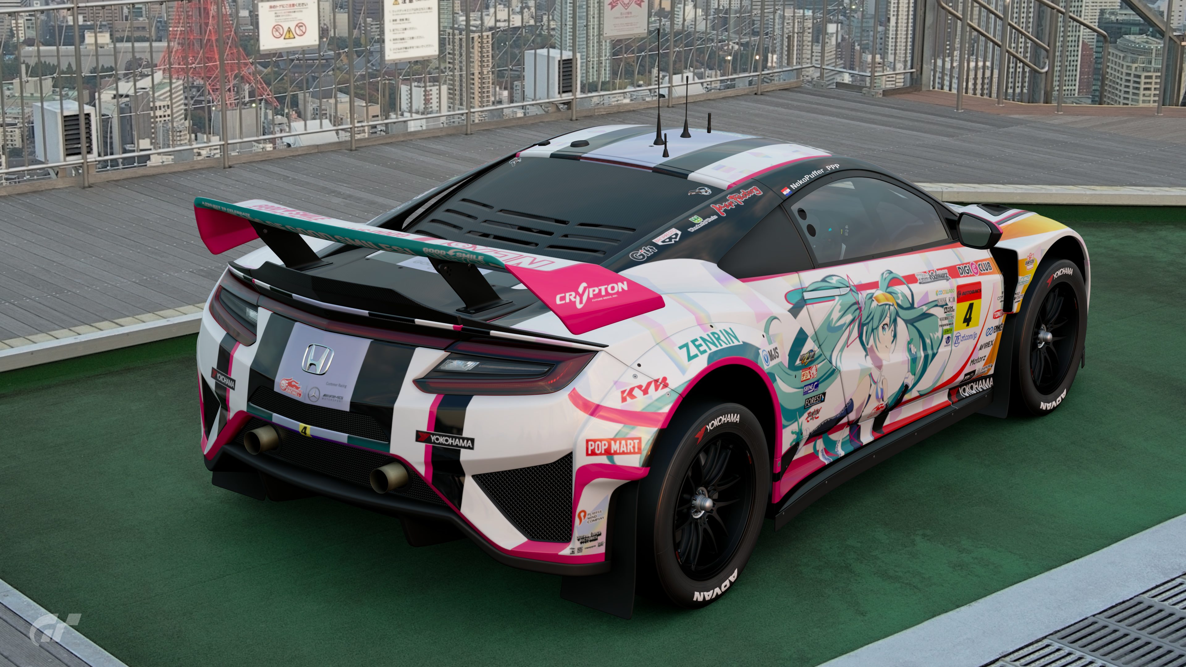 2021 Goodsmile Racing Miku NSX B | GTPlanet