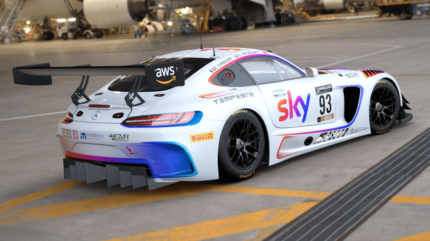 2022 AMG GT3 Sky Tempesta Racing #93