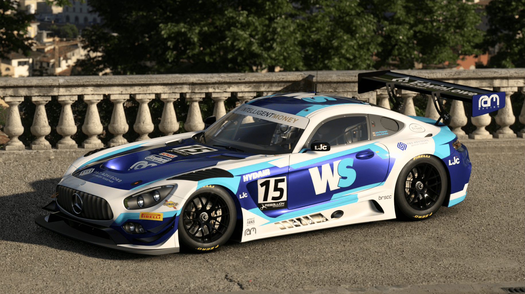 2022 British GT Ram Racing AMG GT3 #15