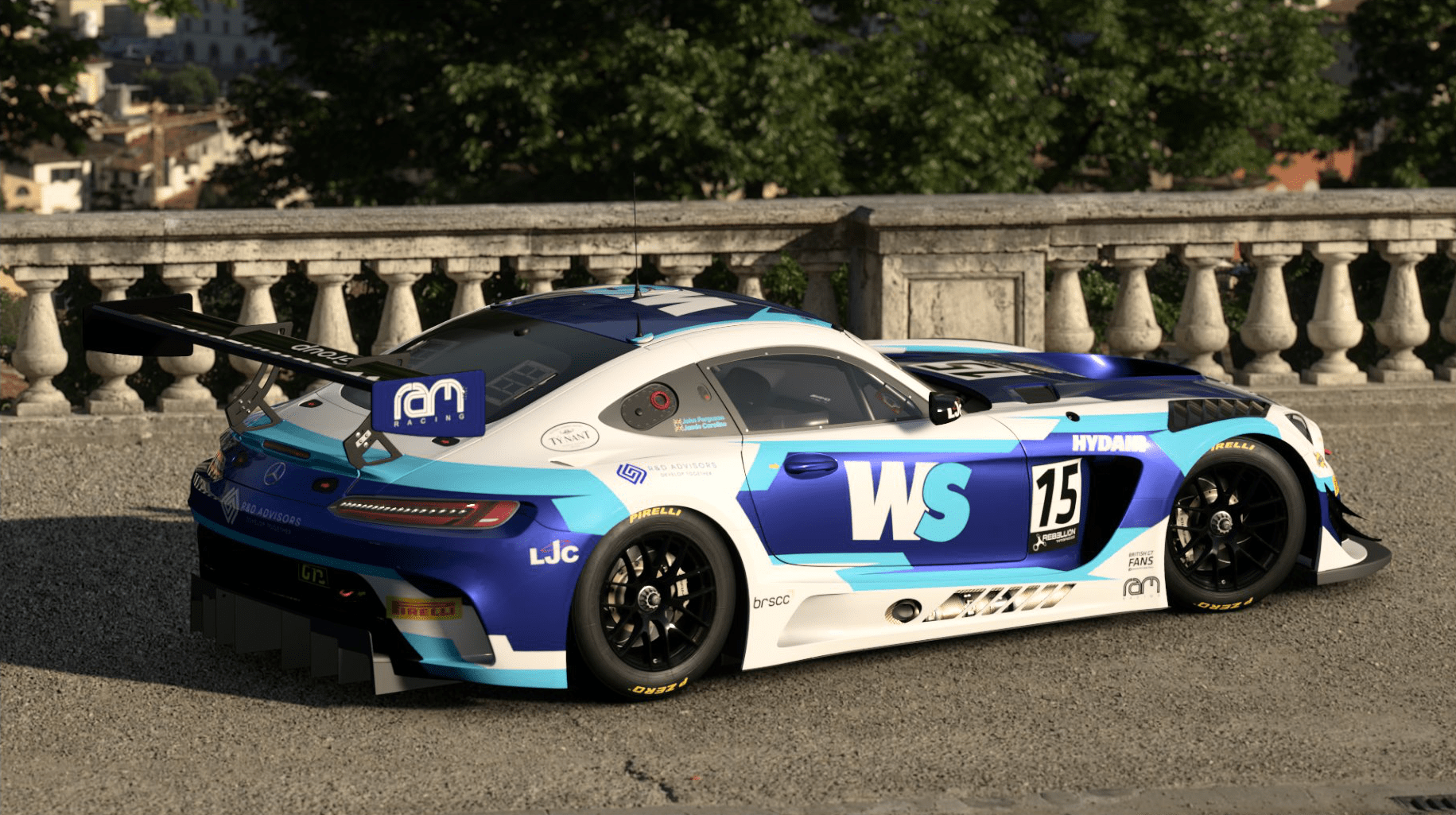 2022 British GT Ram Racing AMG GT3 #15