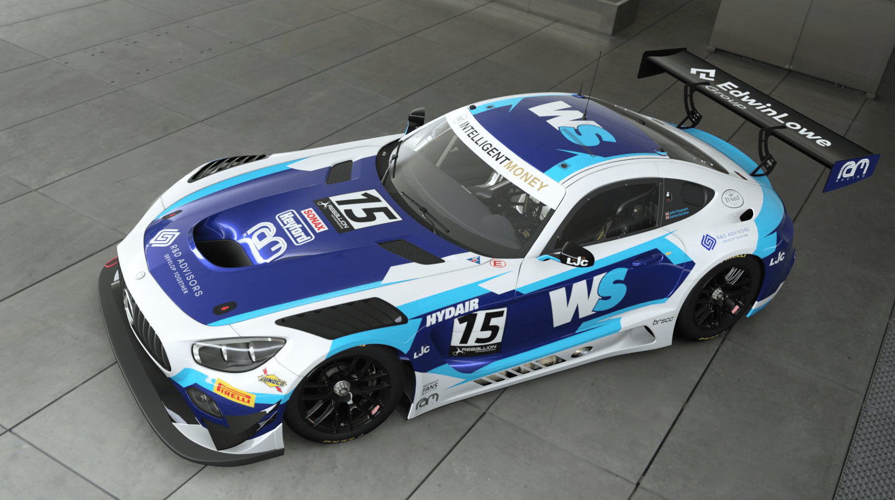 2022 British GT Ram Racing AMG GT3 #15