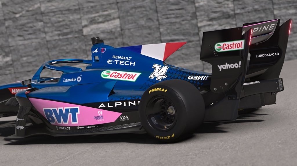 2022 BWT Alpine F1 Team A522 #14