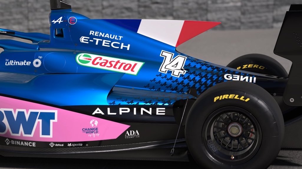 2022 BWT Alpine F1 Team A522 #14