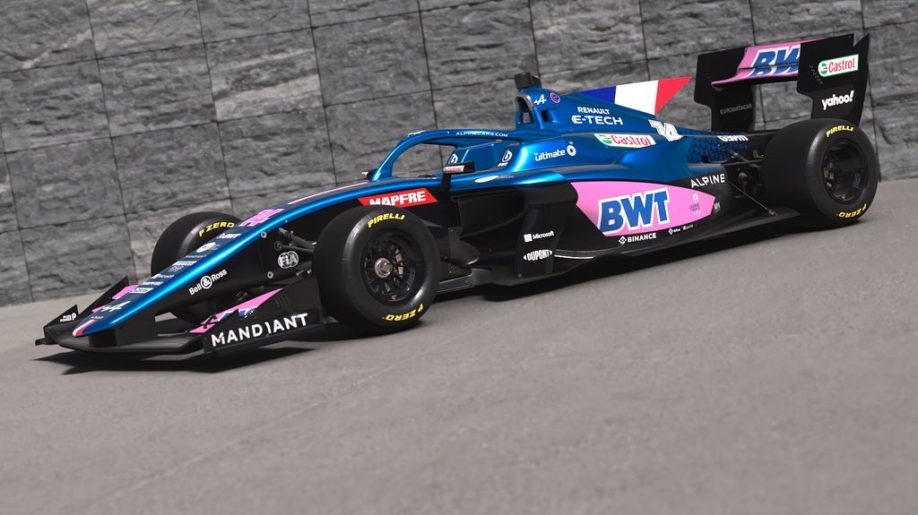 2022 BWT Alpine F1 Team A522 #14