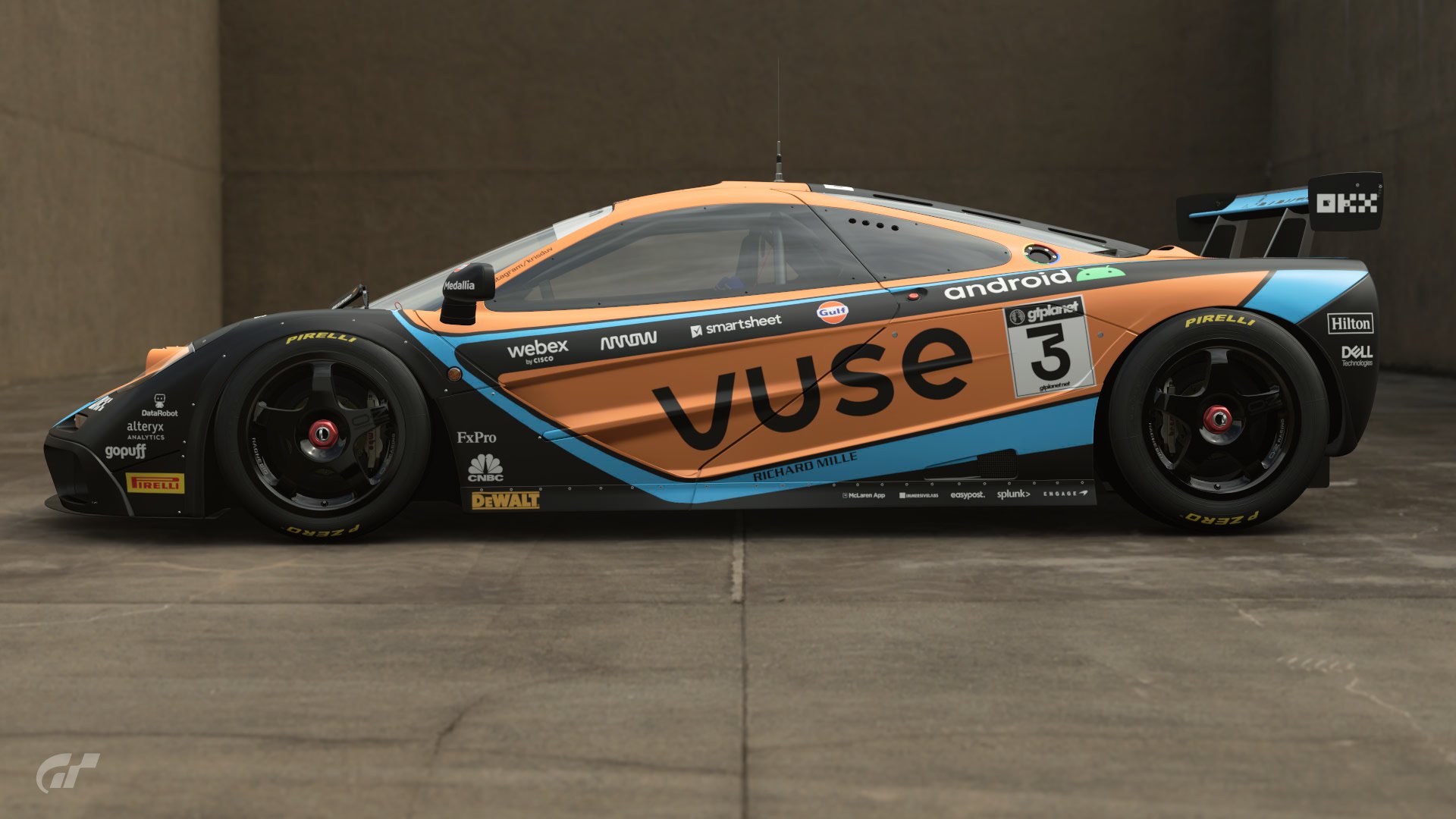 2022 McLaren F1 GTR MCL36 #3